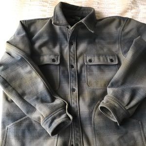 Vintage Woolrich Men’s Plaid Flannel Shirt-jacket